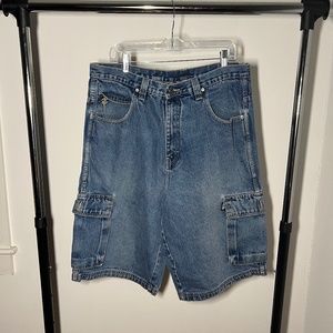 Vintage Y2K Rocawear Heavyweight Cargo Jorts Size 38